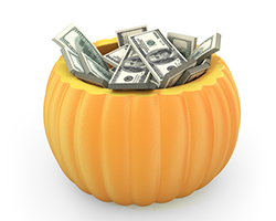 Halloween money